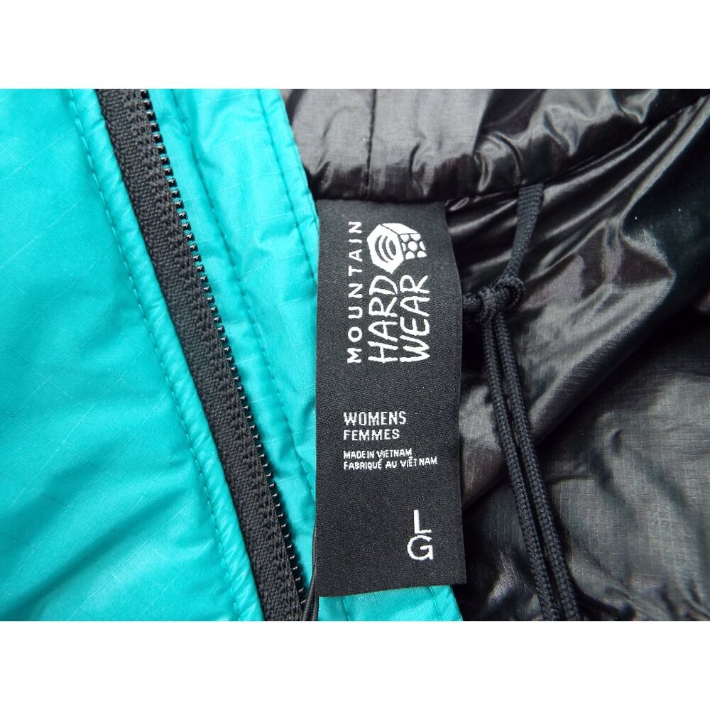 Mountain Hardwear Teal and Black Compressor Alpine Hooded Jacket Size Large NWT - Picture 4 of 14